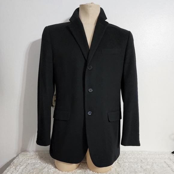 Joseph Abboud Profile Jackets size 42R color Black 100% cashmere - Picture 3 of 10